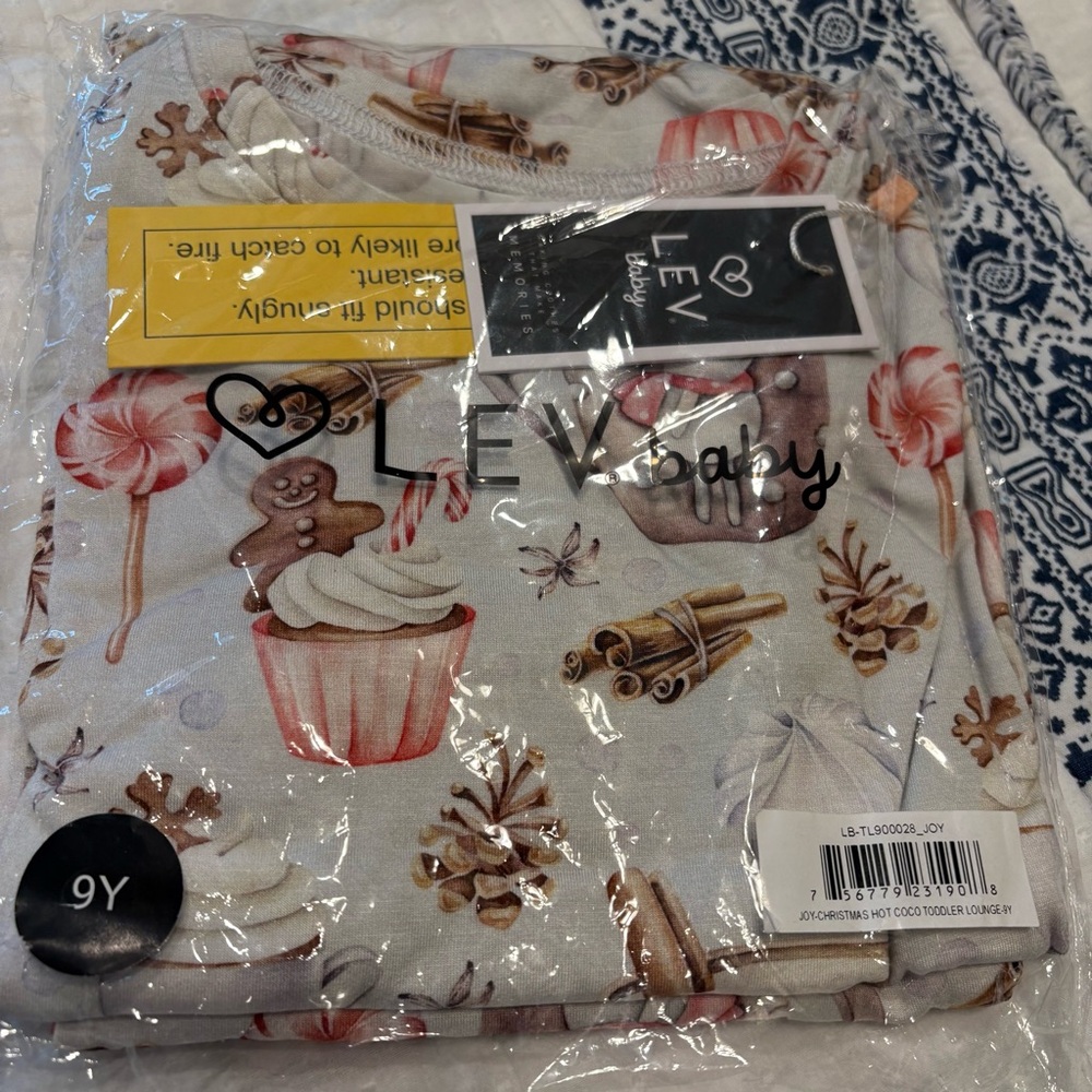 LEVBaby Bamboo Christmas PJ